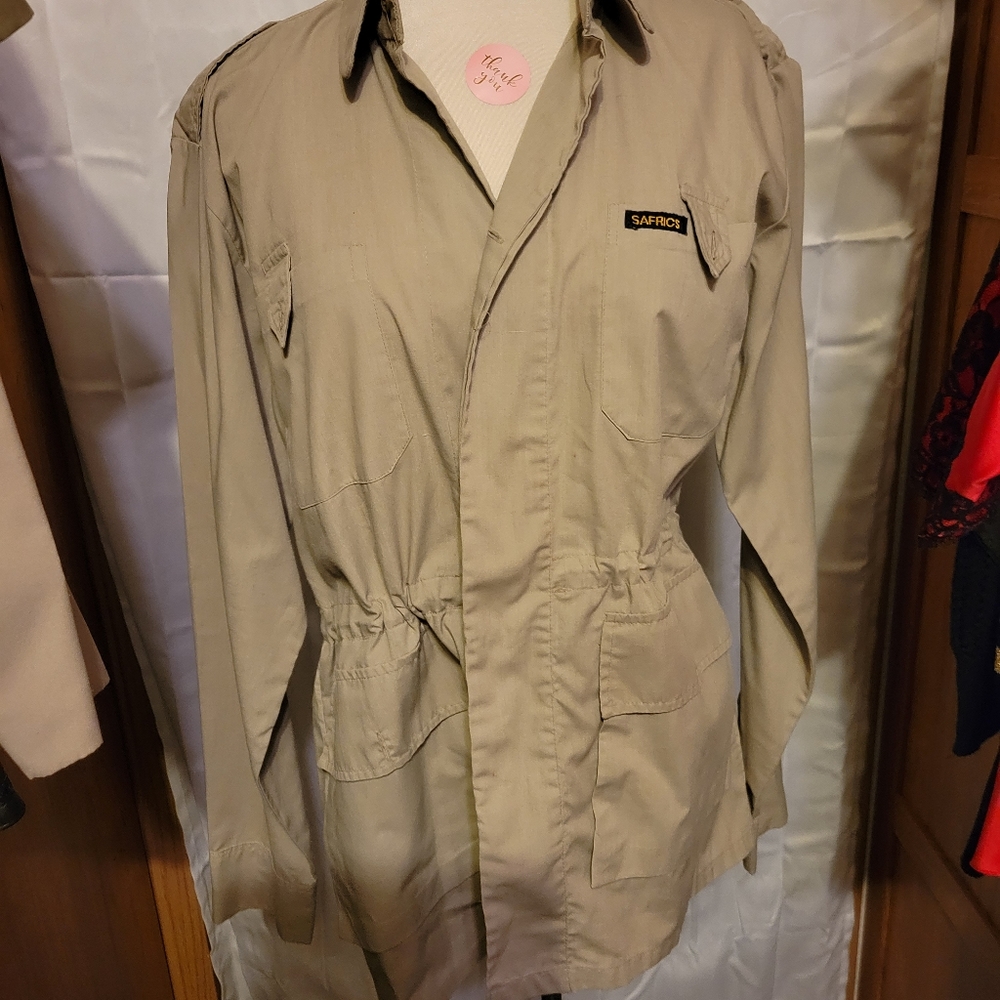 Vintage Safari top and pants.